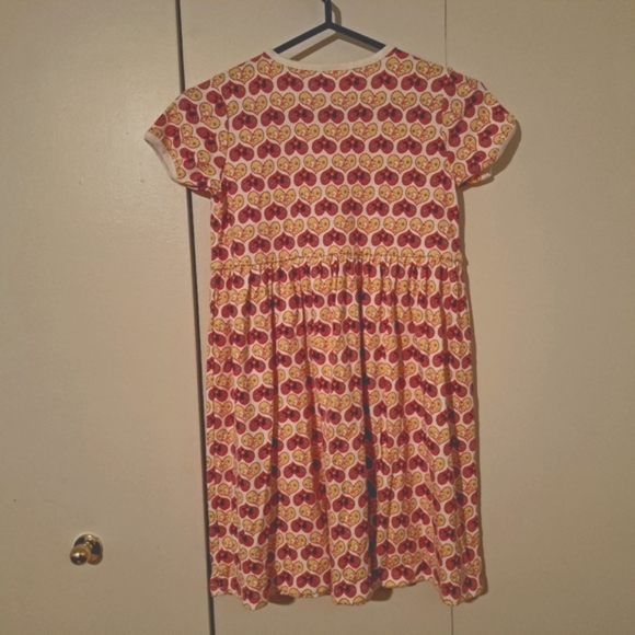 Charming Kids Dress with Heart Pattern - Picture 3 of 5